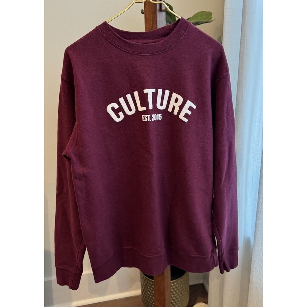 College Culture Crewneck Sweatshirt For The Culture Clothing Size Medium Unisex